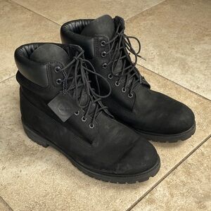 Timberland Men's Dark Leather Boots